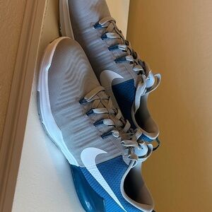 Nike Gray and Blue Sneakers